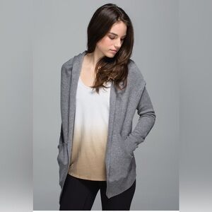 Lululemon Cabin Yogi Wrap Heathered Medium Grey / Slate Size 10‎ Women’s